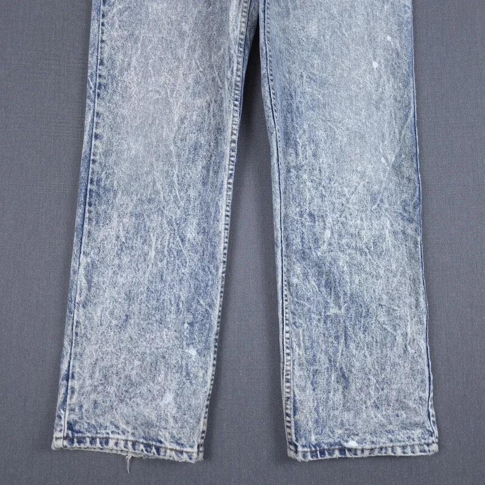 Vintage Levis 540 Jeans Mens 34x30 (Fits 32x30) Acid Wash Denim 80s USA‎ Red Tab
